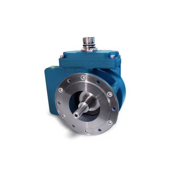 Heavy Duty, High-Performance
The AV45 EU-SMART™ magnetic incremental quadrature rotary encoder is built for heavy mill-duty applications. Designed to fit European B10 (85mm) flanges with a 100mm bolt circle, it offers durable, high-performance features like fully potted sensors to withstand dirt, liquids, and extreme temperatures.

The encoder's robust design, flexible mounting options, and easy field-serviceable connectors make it an ideal solution for industries requiring minimal downtime and long-term reliability.
